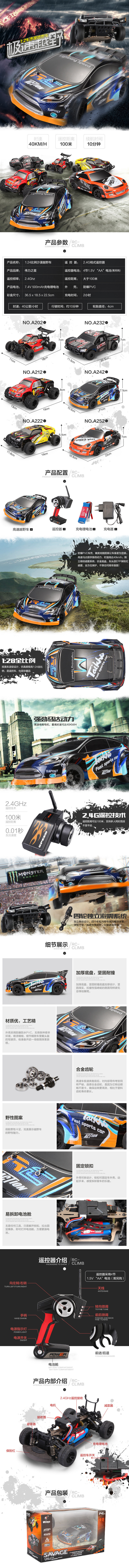 1：24越野车